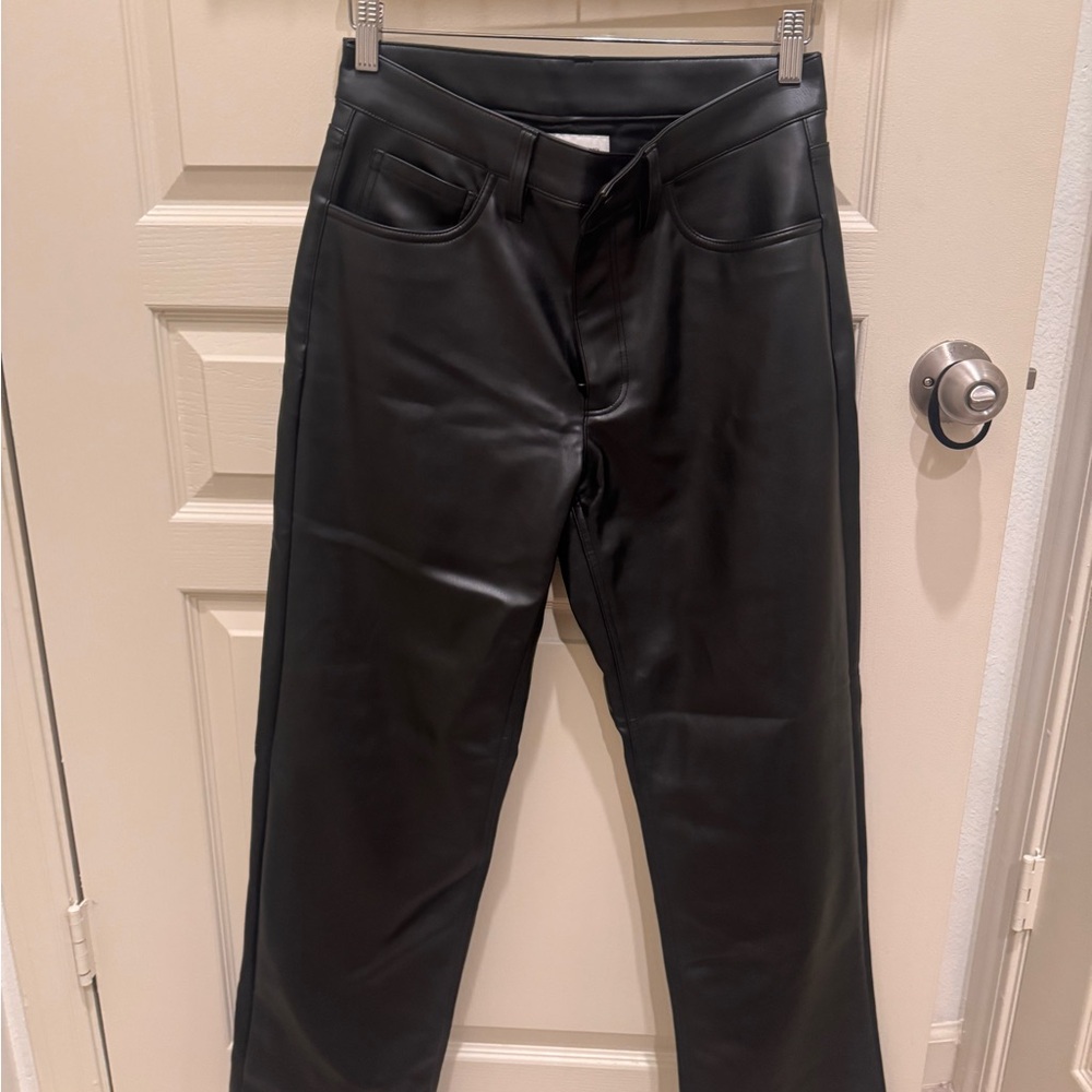 Faux Leather 90s Pants